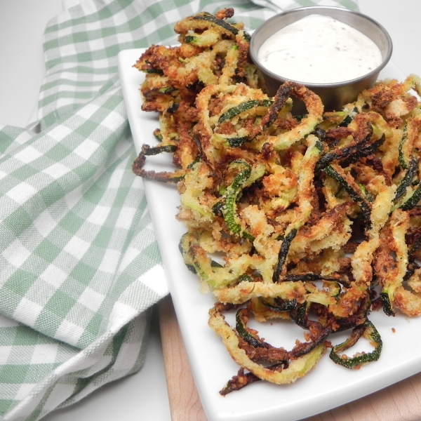 Air Fryer Zucchini Curly Fries