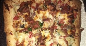 Cauliflower Prosciutto Pizza