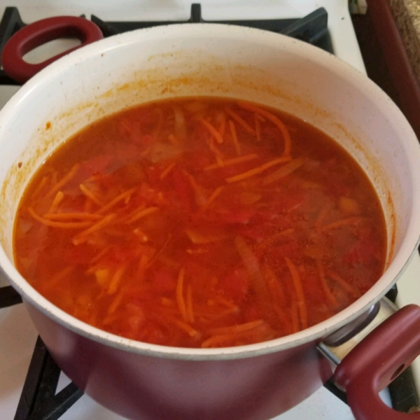 Vegetable Tom Yum Soup