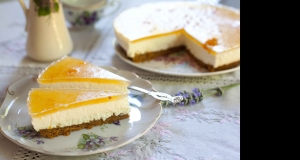 No-Bake Mango Cheesecake