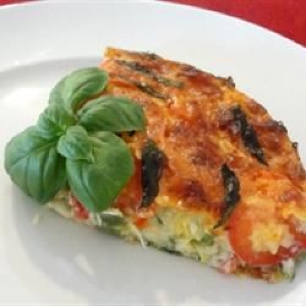 Zucchini, Corn, and Tomato Pie