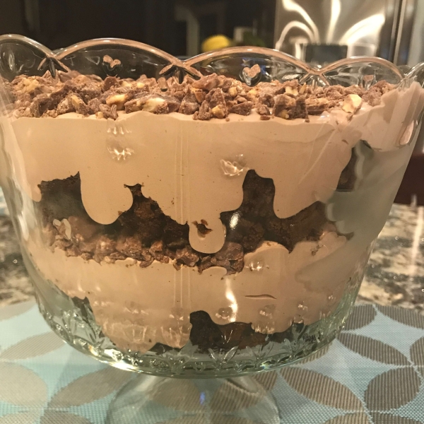 Chocolate Brownie Trifle