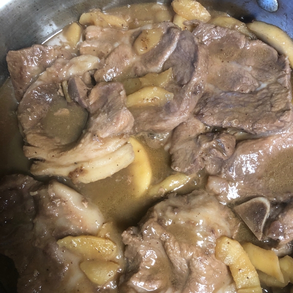 Pork Steaks with Orange-Apple Sauce