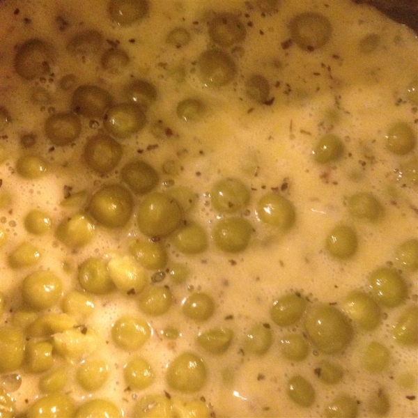 Cheesy Peas