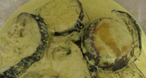 Brinjal (Eggplant) in Coconut Milk