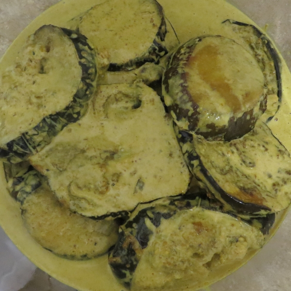 Brinjal (Eggplant) in Coconut Milk