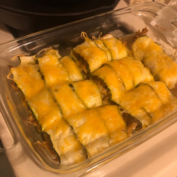 Chicken Zucchini Enchiladas