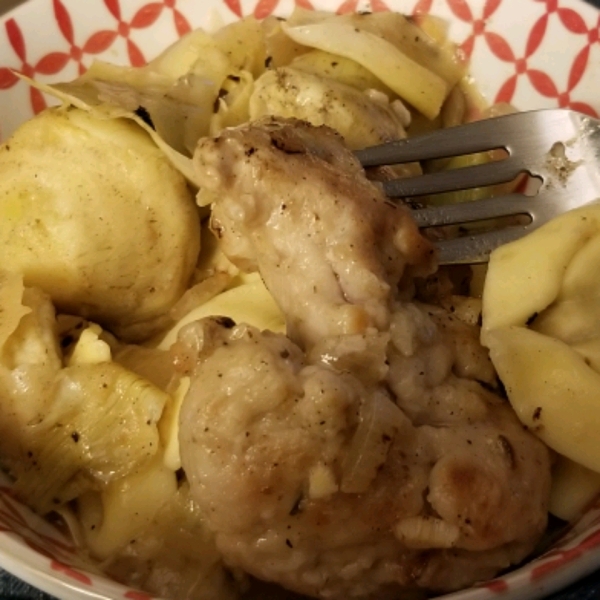 Chicken Piccata with Artichoke Hearts