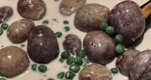 Creamed Peas and New Potatoes