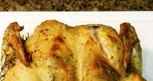 Lemon-Rosemary Spatchcocked Chicken