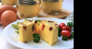 Sun-Dried Tomato and Goat Cheese Sous Vide Egg Bites