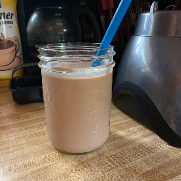 Healthy Cocoa, Banana, PB Smoothie