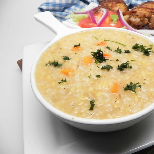 Instant Pot® Lentil and Rice Soup