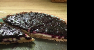Blueberry and Vanilla Custard Tart