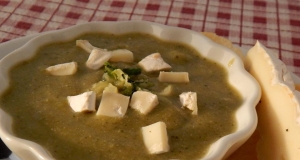 Zucchini Soup with Brie Cheese