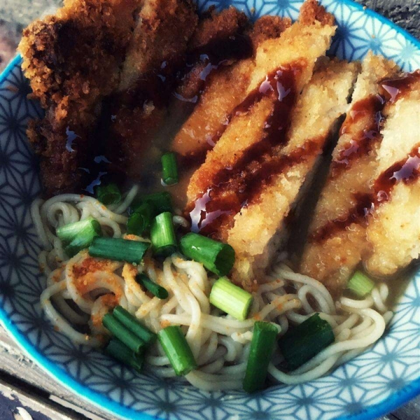 Tonkatsu Shoyu Ramen (Pork Cutlet Soy Sauce Ramen)