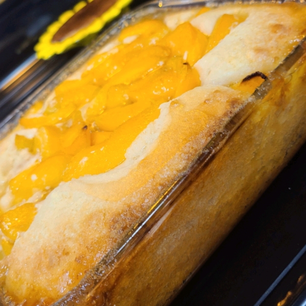 Lazy Peach Cobbler
