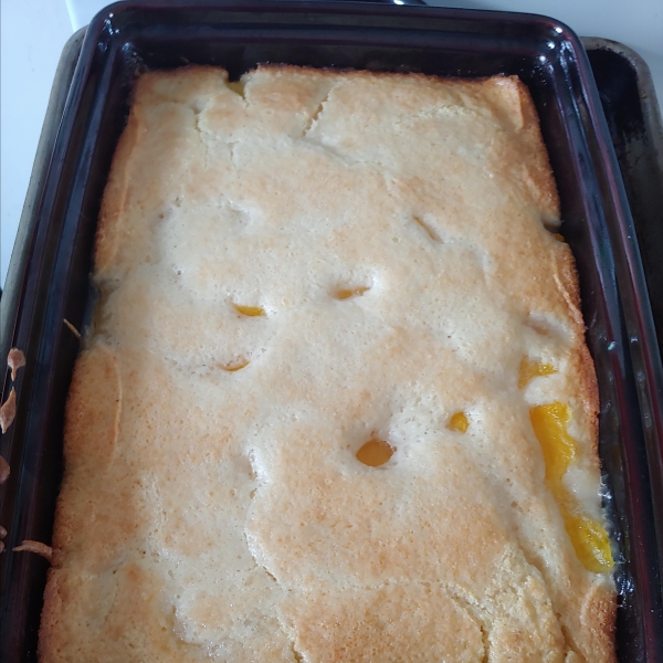 Lazy Peach Cobbler