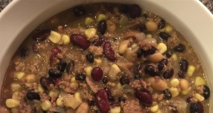 White Bean, Turkey, and Sausage Chili