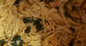 Angel Hair Pasta with Lemon and Chicken (Lighter)