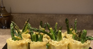 Asparagus and Smoked Salmon Bundles with Meyer Lemon Sauce