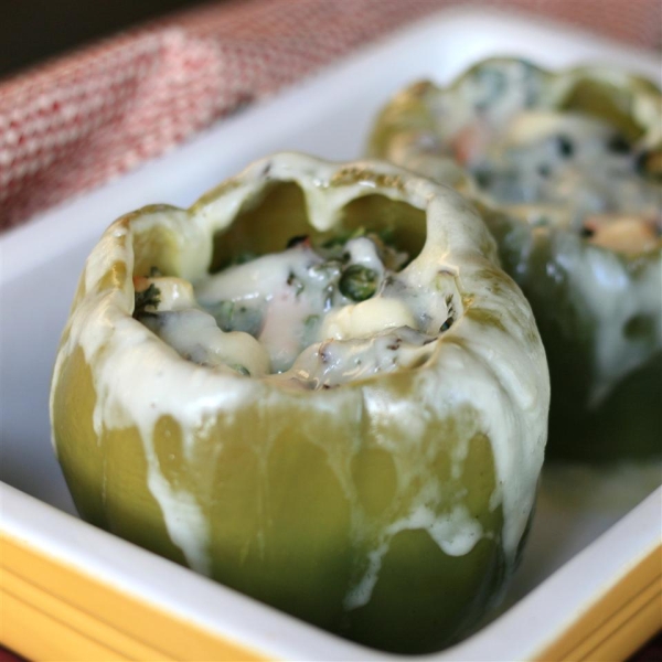 Chicken-Stuffed Peppers