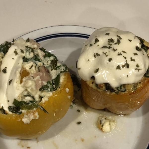 Chicken-Stuffed Peppers