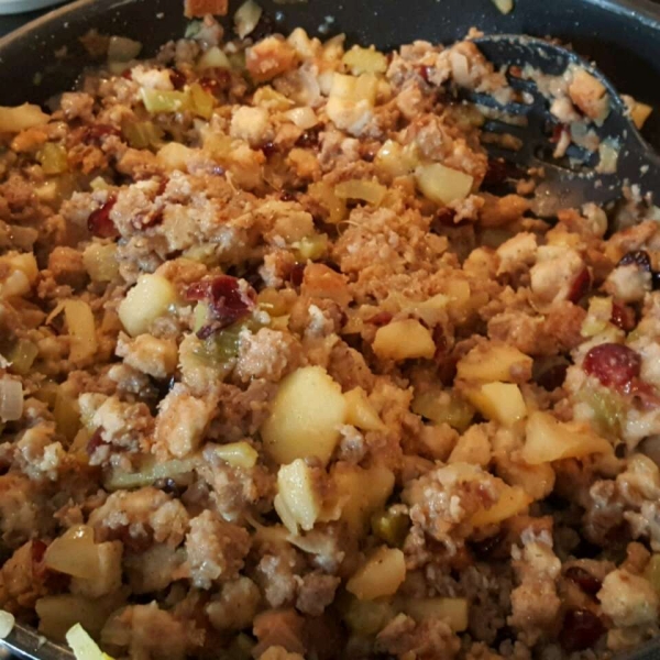 Cranberry, Sausage and Apple Stuffing