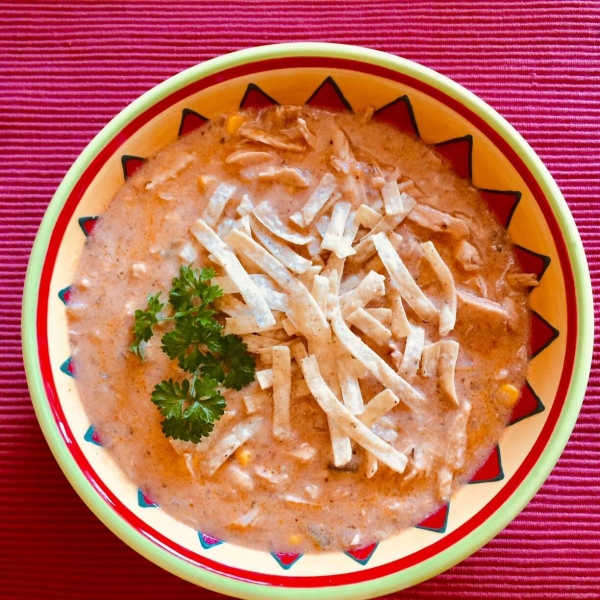 Creamy Chicken Tortilla Soup