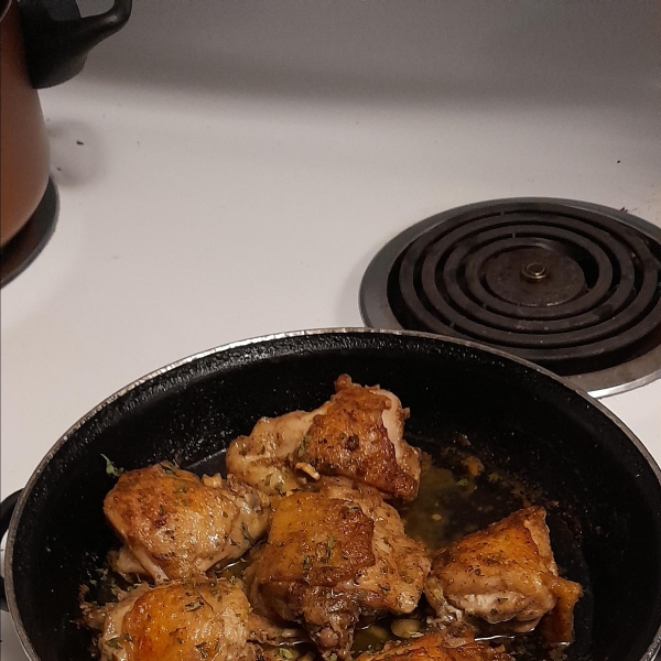 Baked Lemon-Butter Chicken Thighs