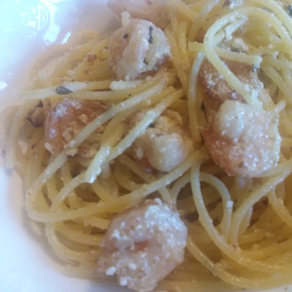 Last-Minute Lemon Spaghetti and Shrimp