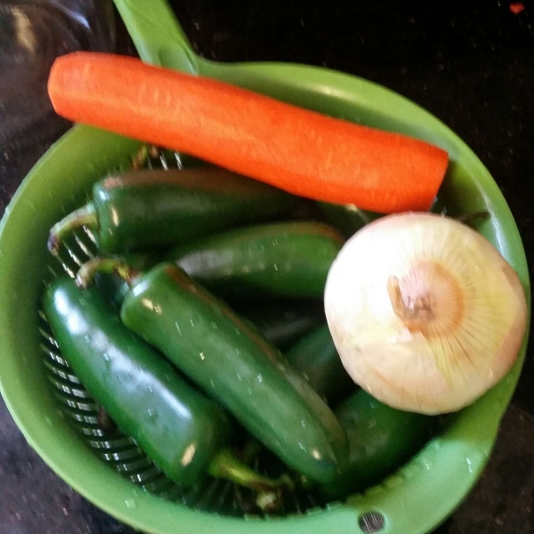 Pickled Jalapenos and Carrots