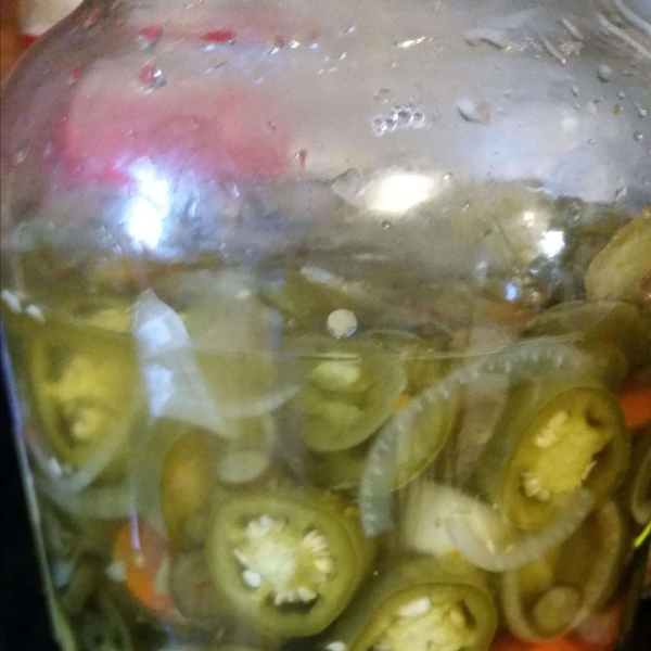 Pickled Jalapenos and Carrots