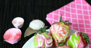 Marbled Chocolate-Covered Strawberries
