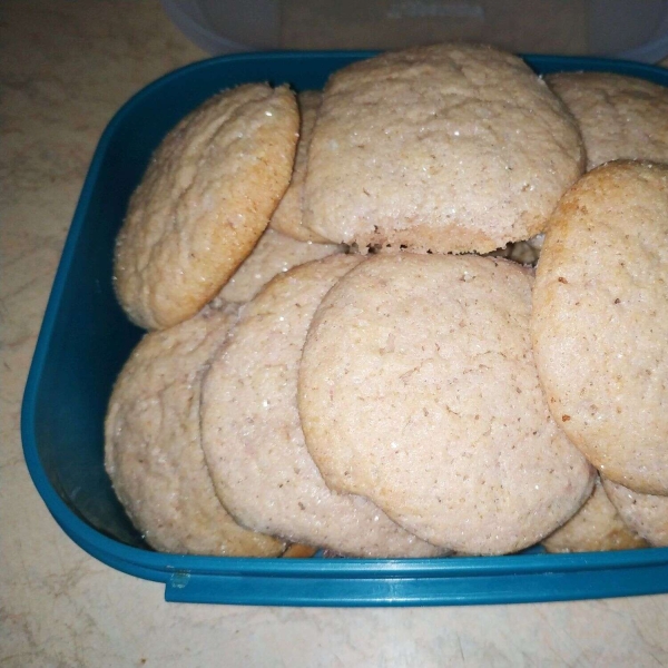 Chewy Strawberry Sugar Cookies