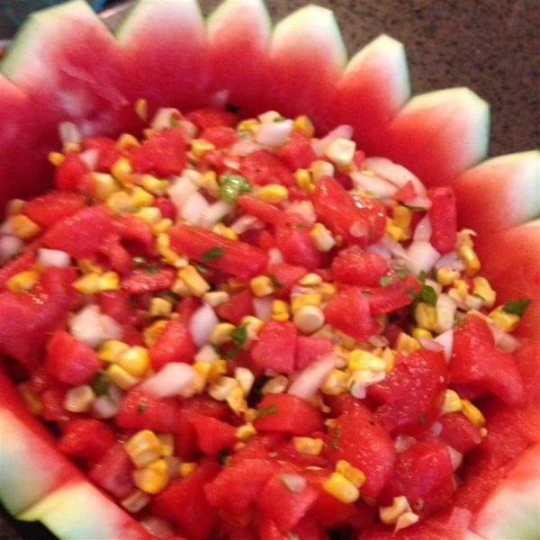 Watermelon and Corn Salsa