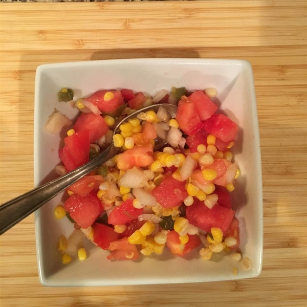 Watermelon and Corn Salsa