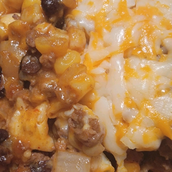 Tater Tot Taco Casserole