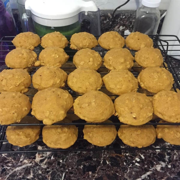 Soft and Chewy Pumpkin Cookies