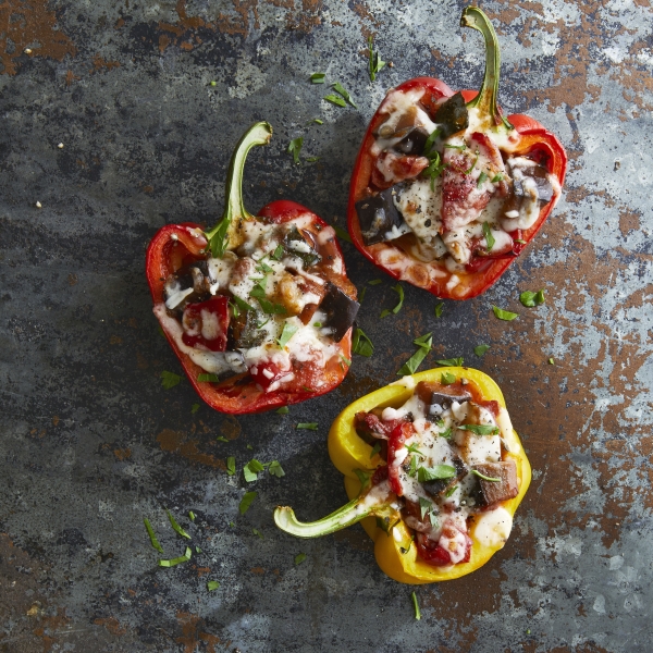 Ratatouille-Stuffed Peppers