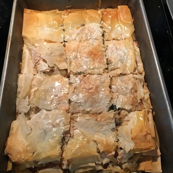 Homemade Spanakopita