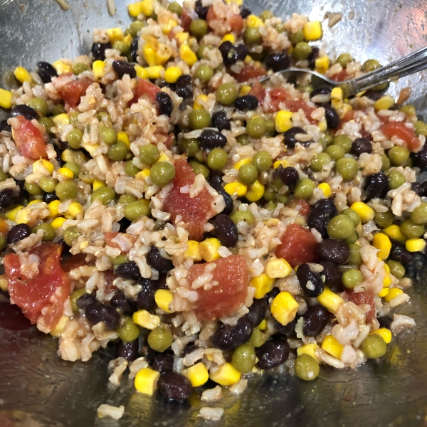 Brown Rice and Black Bean Salad