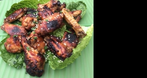 Sticky Orange Marmalade Chicken Wings
