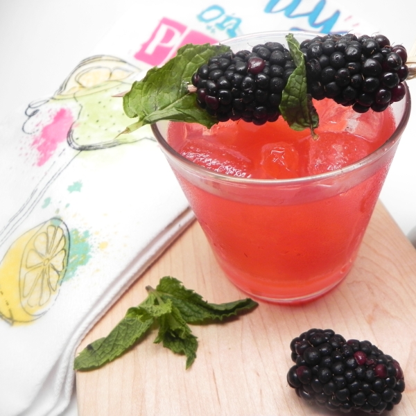 Blackberry-Mint Julep Margarita