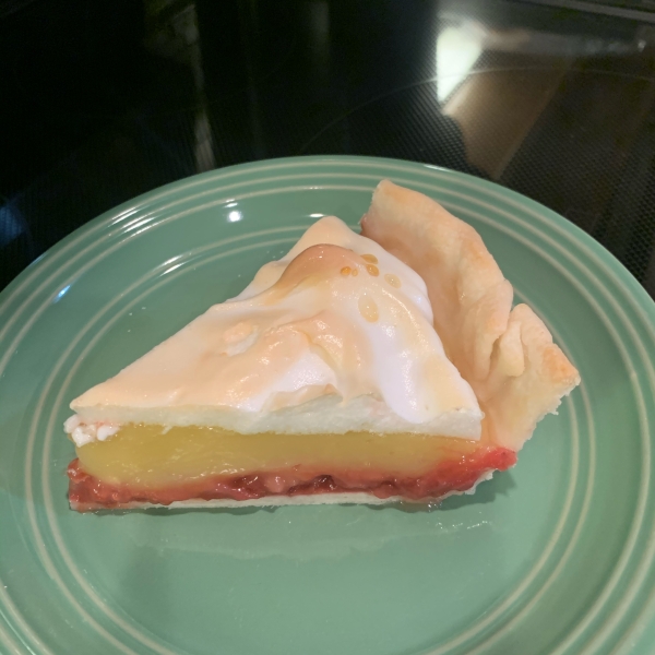 Raspberry Lemon Meringue Pie