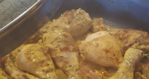 Chicken in Onion and Mustard Sauce