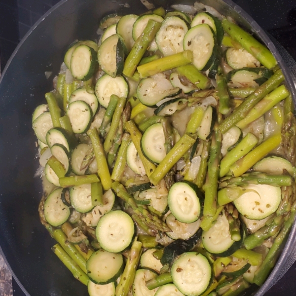 Asparagus-Zucchini Rice