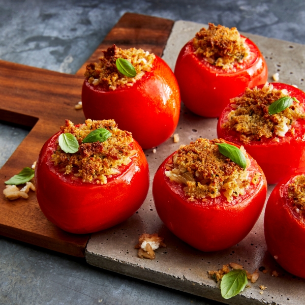 Air-Fried Italian Stuffed Tomatoes