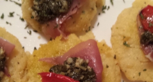 Lauren's Pesto Polenta Bites