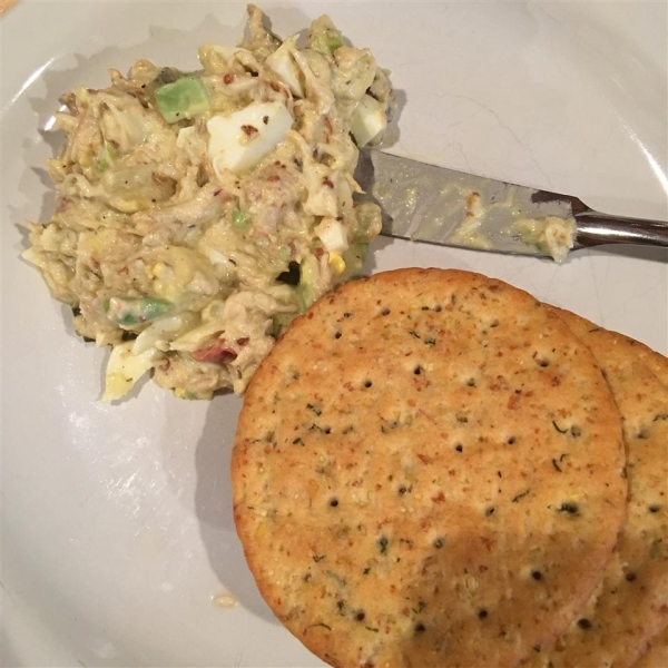 Avocado, Egg, and Crab Mash